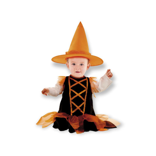 Picture of LITTLE ORANGE WITCH COSTUME 12-24 MONTHS